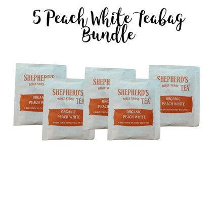 A 5-flavor tea bag bundle featuring a selection of delicious and aromatic teas, perfect for enjoying a variety of flavors in every cup.